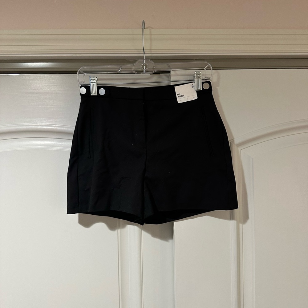 Express Black High-Waist Tailored Women's Shorts